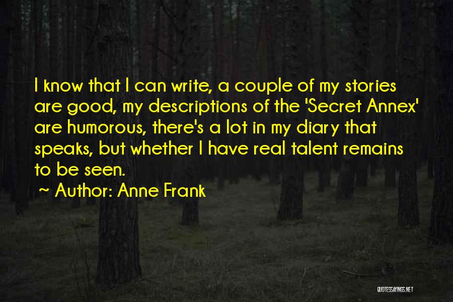 S Diary Quotes By Anne Frank
