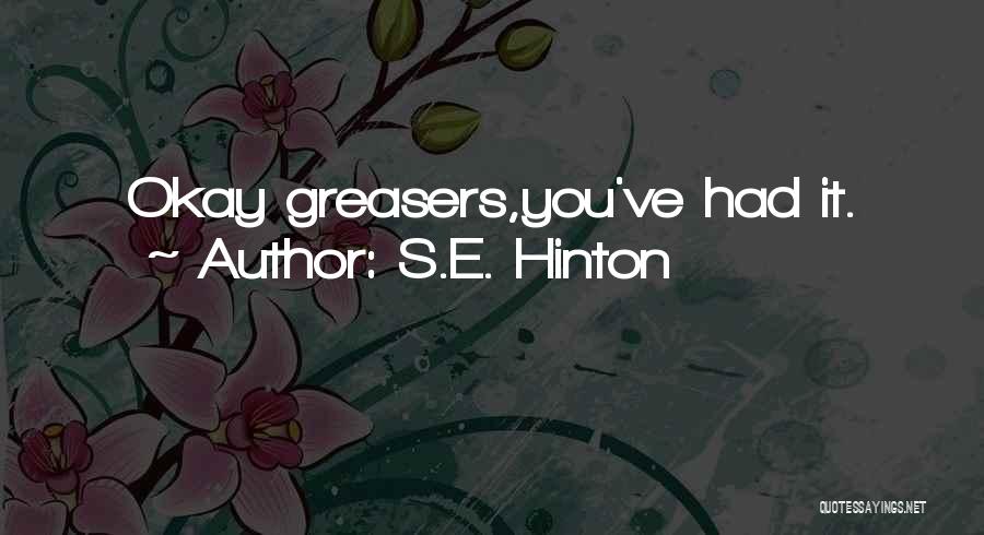 S.E. Hinton Quotes 123107