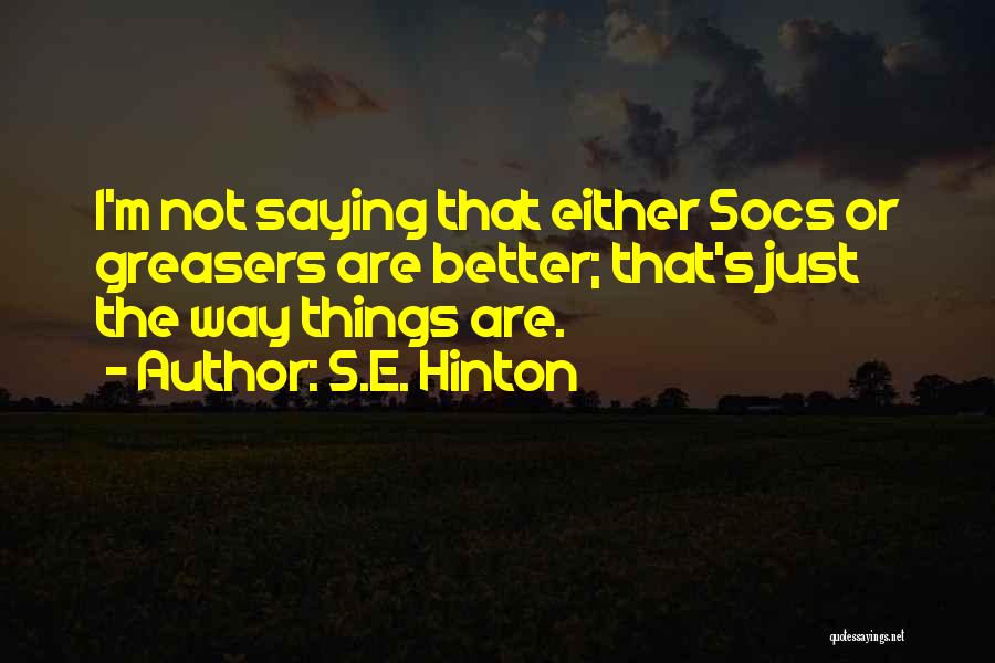 S.E. Hinton Quotes 1328420