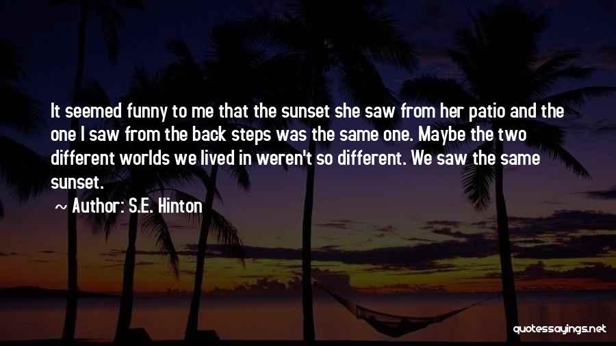 S.E. Hinton Quotes 909751