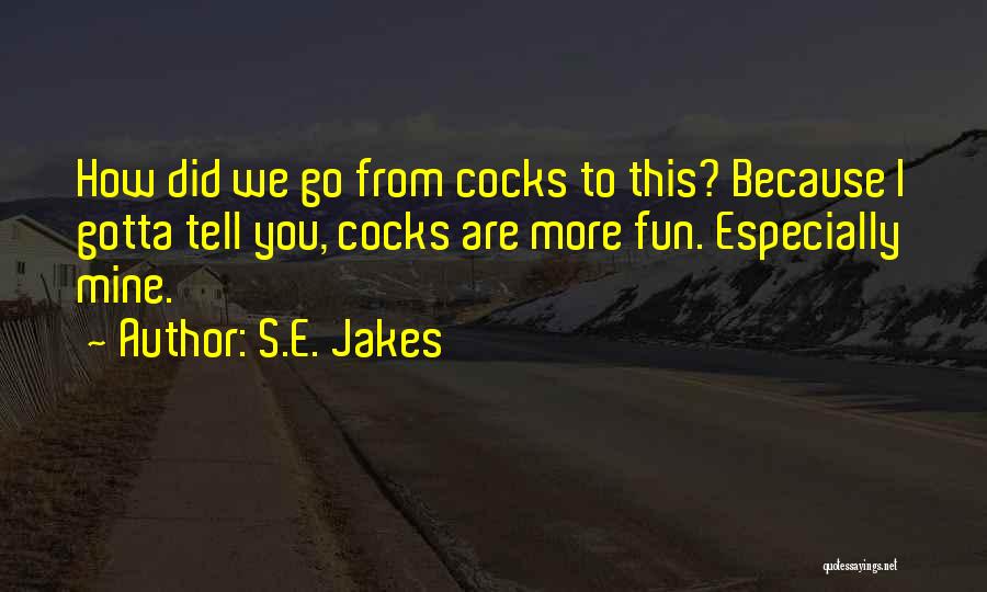 S.E. Jakes Quotes 1388177