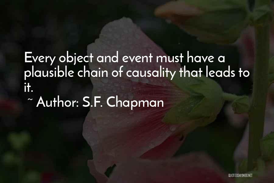 S.F. Chapman Quotes 370071