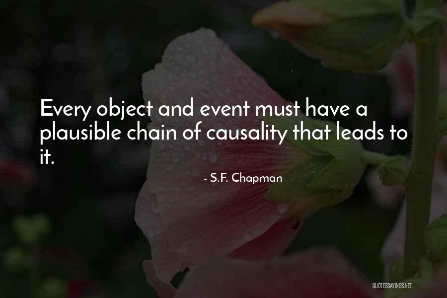 S.F. Chapman Quotes 370071