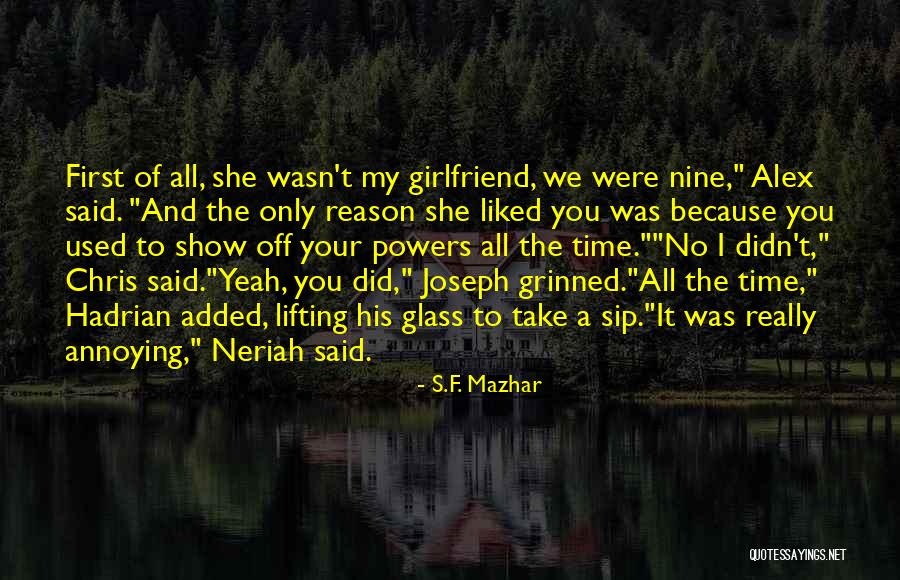 S.F. Mazhar Quotes 353632 S.F. Mazhar Quotes 353632