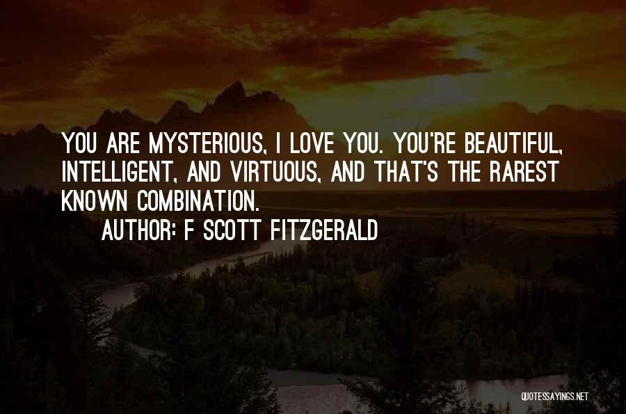 S Fitzgerald Love Quotes By F Scott Fitzgerald