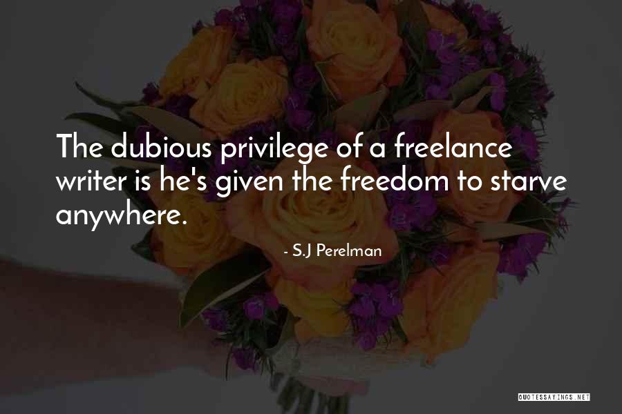 S.J Perelman Quotes 790223