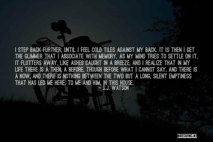 S.J. Watson Quotes 1621227 S.J. Watson Quotes 1621227
