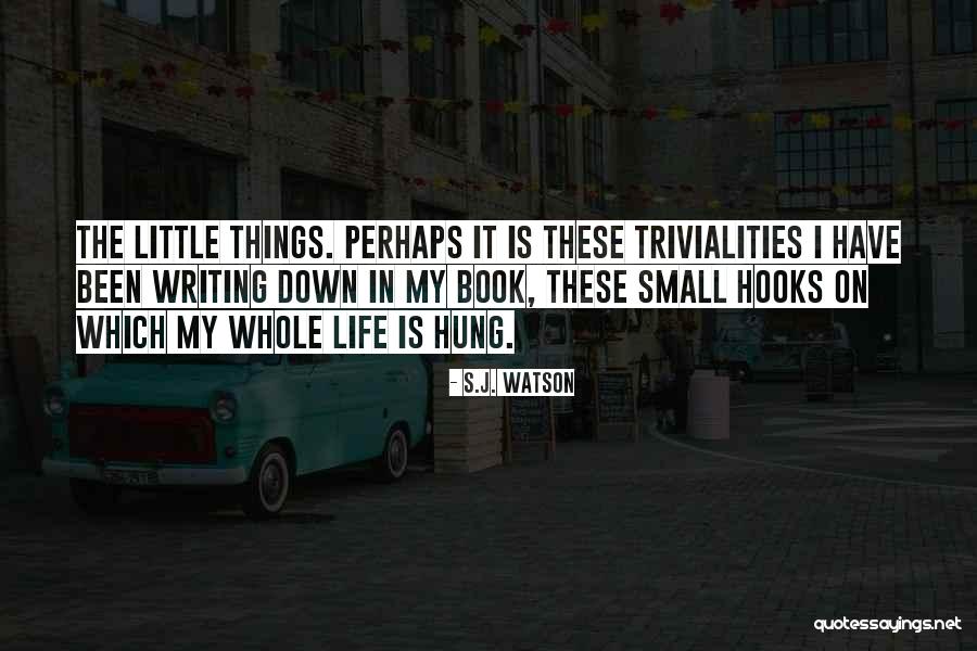 S.J. Watson Quotes 762117 S.J. Watson Quotes 762117