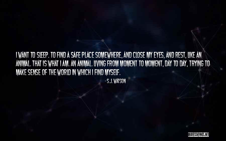 S.J. Watson Quotes 932193 S.J. Watson Quotes 932193