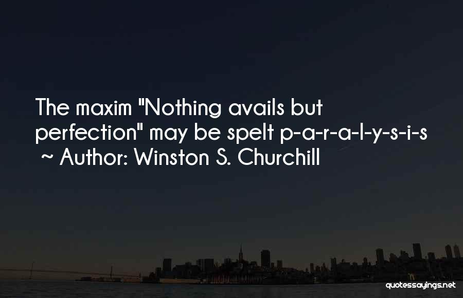 S.l Quotes By Winston S. Churchill