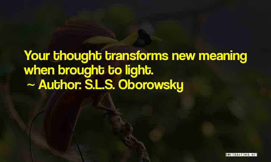 S.L.S. Oborowsky Quotes 1299283