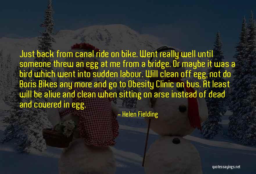 S M Bikes Quotes By Helen Fielding S M Bikes Quotes By Helen Fielding