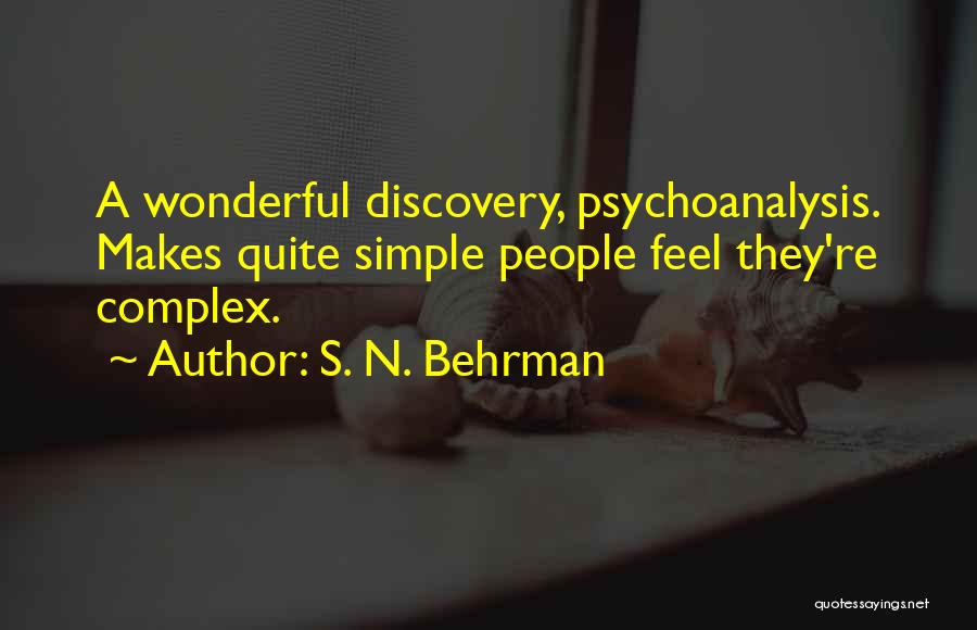 S. N. Behrman Quotes 695189