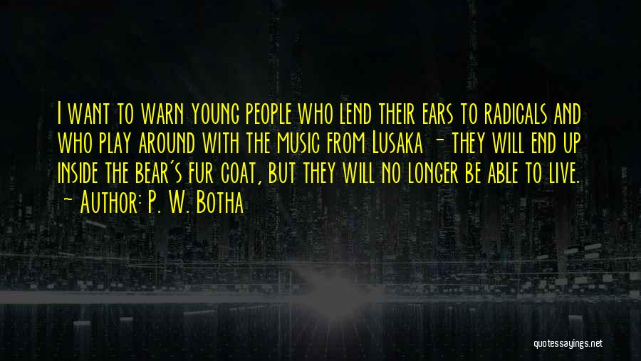 S&p Live Quotes By P. W. Botha