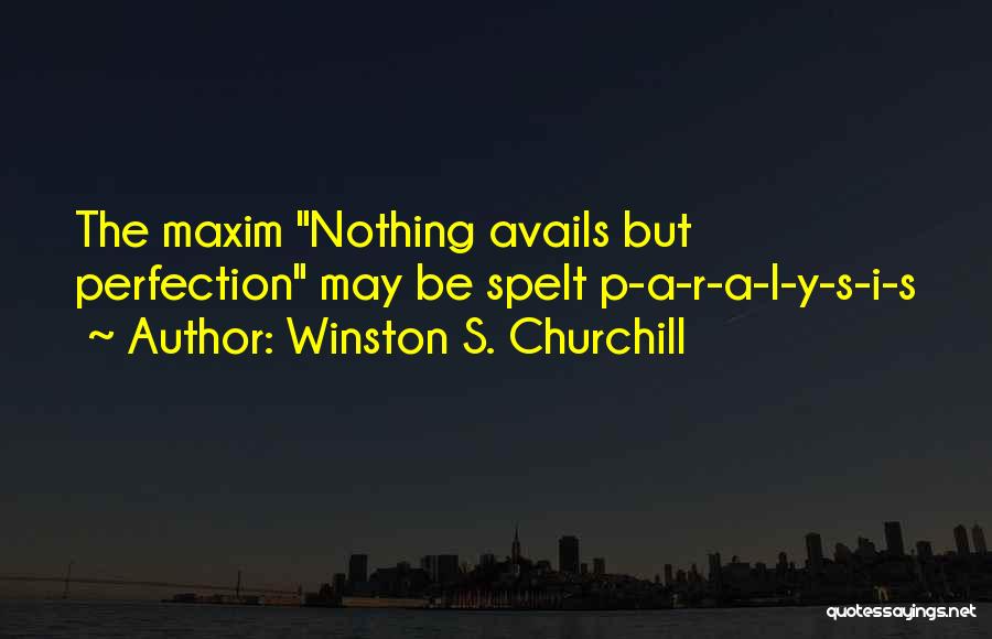 S&p Quotes By Winston S. Churchill