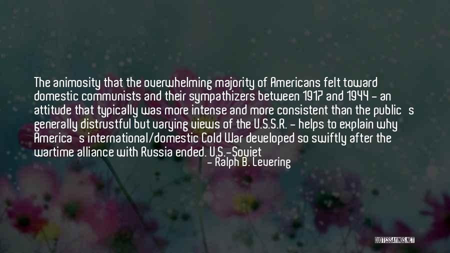 S U R Quotes By Ralph B. Levering S U R Quotes By Ralph B. Levering
