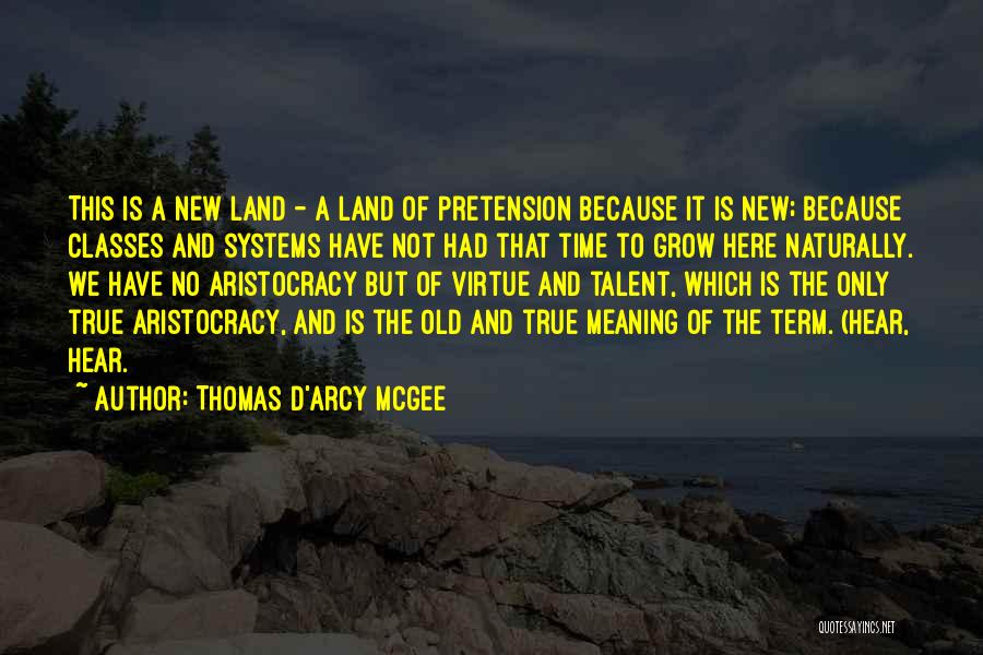 Sa Panahon Karon Quotes By Thomas D'Arcy McGee