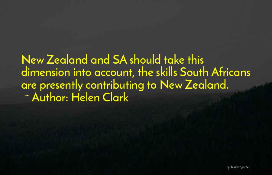 Sa Quotes By Helen Clark