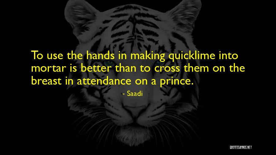 Saadi Quotes 114351