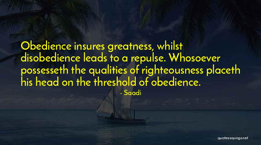 Saadi Quotes 1401257