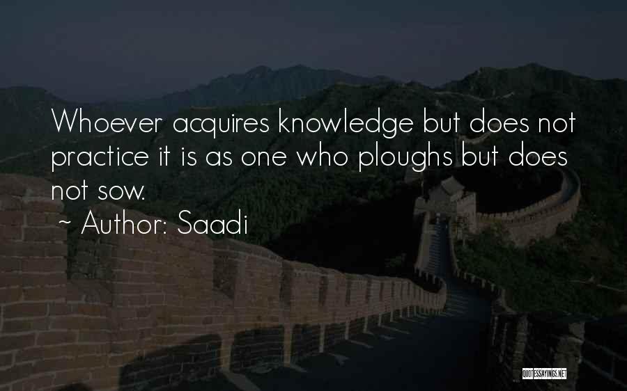 Saadi Quotes 1903824