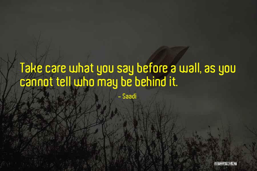 Saadi Quotes 2073053