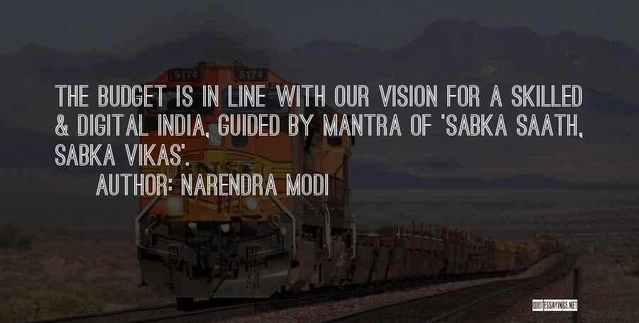 Saath Quotes By Narendra Modi