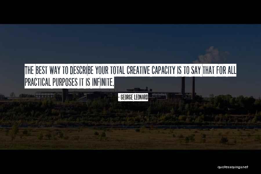 Sabahlara Quotes By George Leonard Sabahlara Quotes By George Leonard