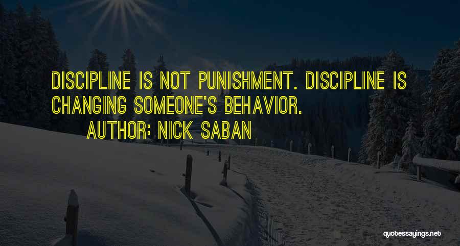 Saban Quotes By Nick Saban