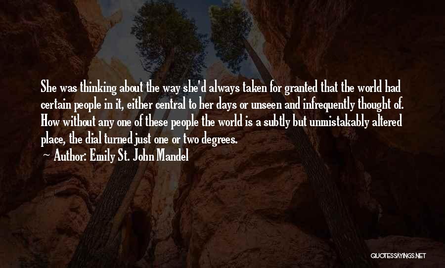 Saban Saulic Quotes By Emily St. John Mandel