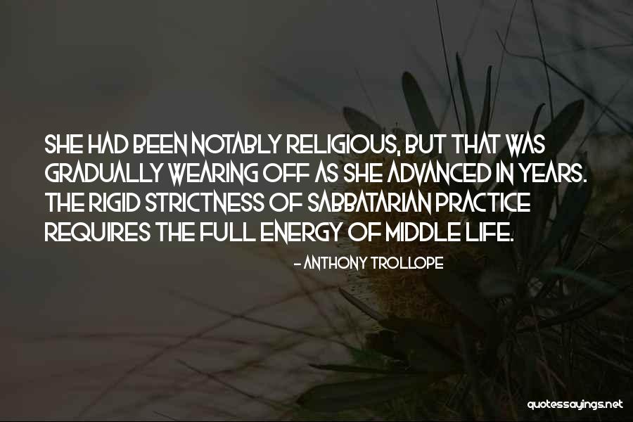 Sabbatarian Quotes By Anthony Trollope Sabbatarian Quotes By Anthony Trollope