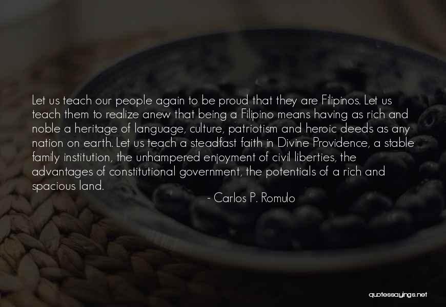 Sabk American Quotes By Carlos P. Romulo Sabk American Quotes By Carlos P. Romulo