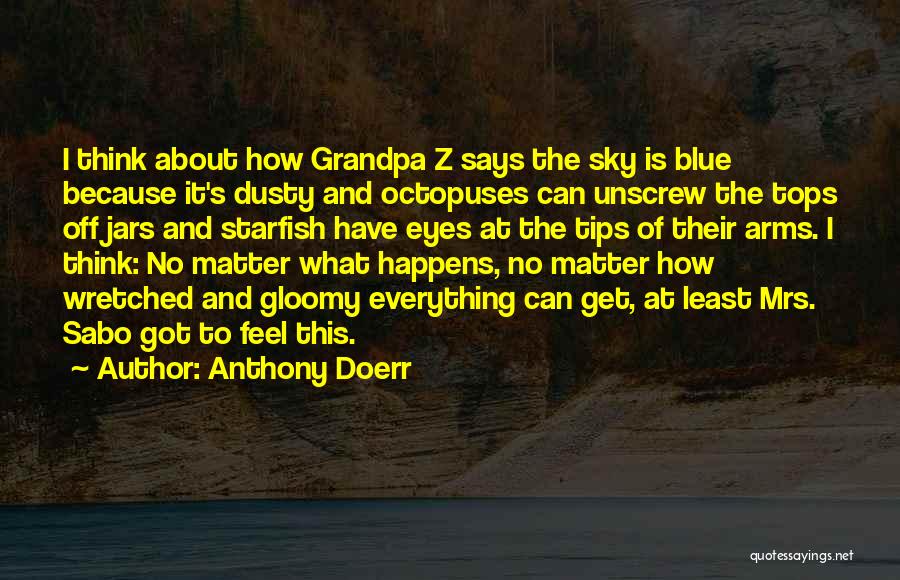 Sabo Quotes By Anthony Doerr