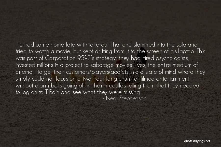 Sabotage Movie Quotes By Neal Stephenson Sabotage Movie Quotes By Neal Stephenson