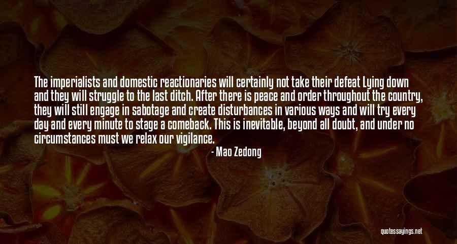 Sabotage Quotes By Mao Zedong