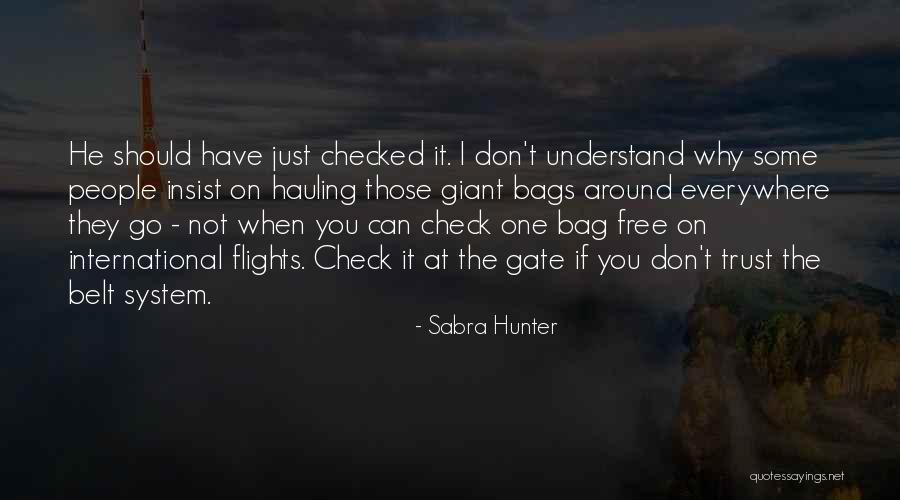 Sabra Hunter Quotes 1330898