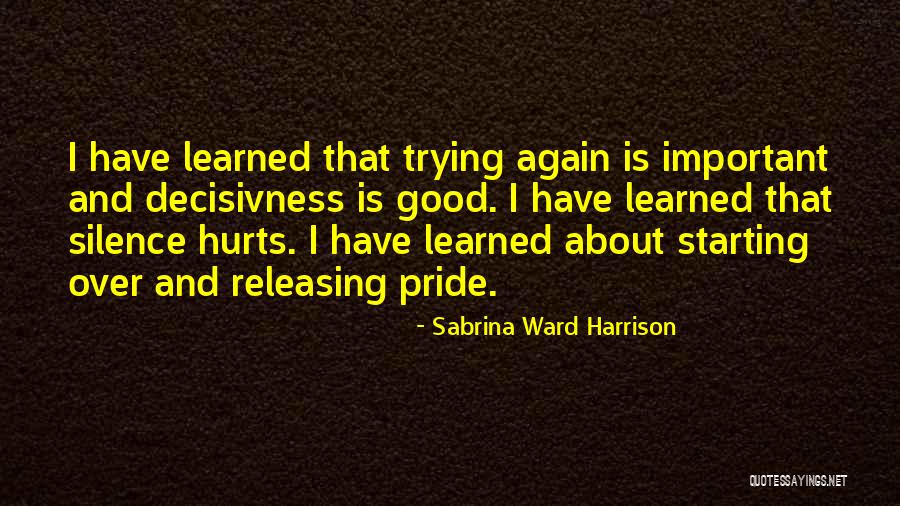 Sabrina Ward Harrison Quotes 411250 Sabrina Ward Harrison Quotes 411250