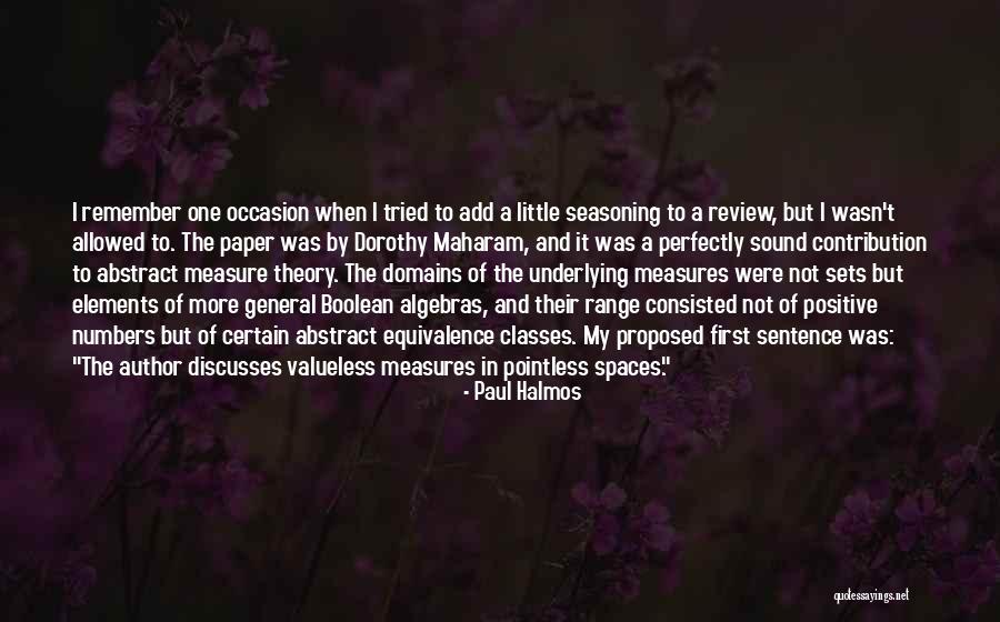 Sabrs Usmc Quotes By Paul Halmos Sabrs Usmc Quotes By Paul Halmos