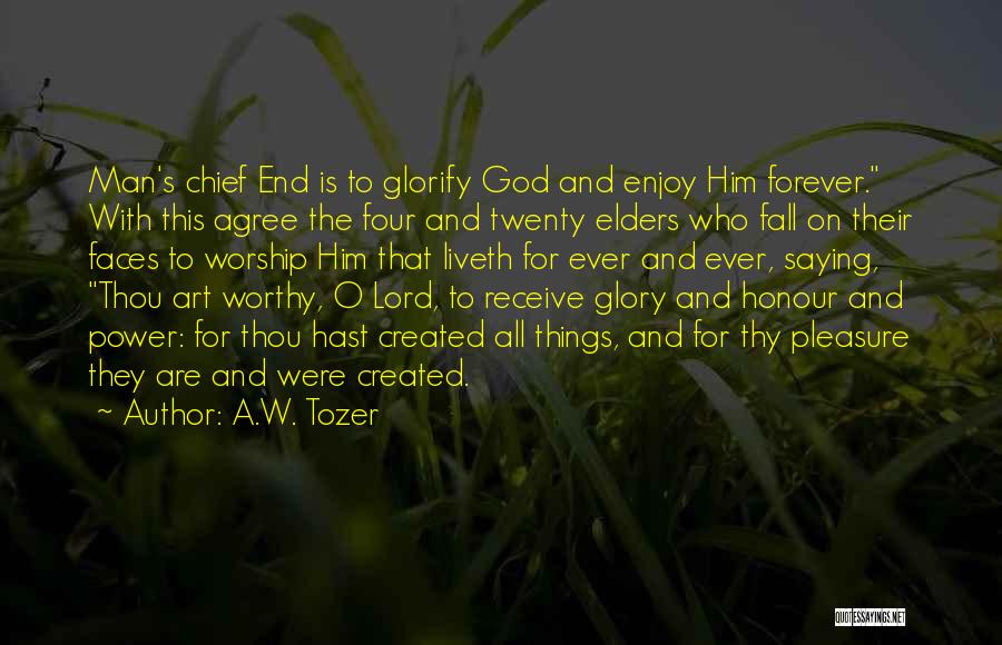 Sacake Quotes By A.W. Tozer