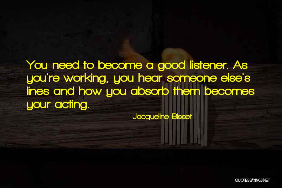 Saccomanno Scholarship Quotes By Jacqueline Bisset Saccomanno Scholarship Quotes By Jacqueline Bisset