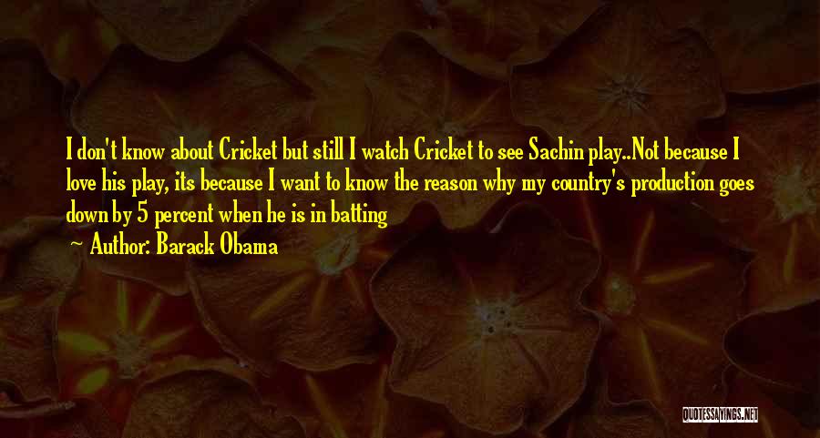 Sachin's Quotes By Barack Obama