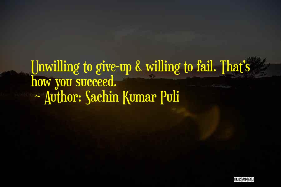 Sachin's Quotes By Sachin Kumar Puli