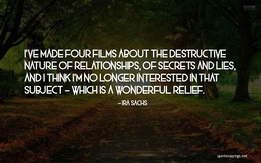 Sachs Quotes By Ira Sachs Sachs Quotes By Ira Sachs