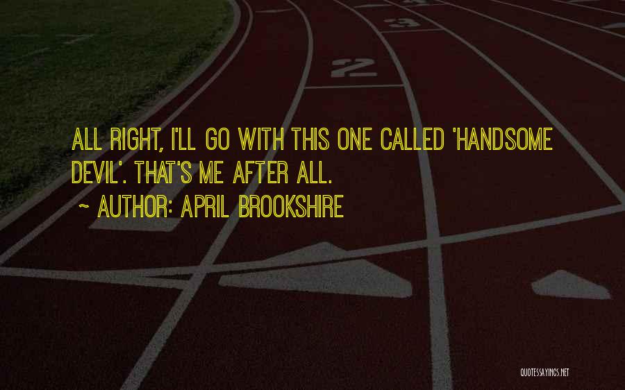 Sacke Quotes By April Brookshire