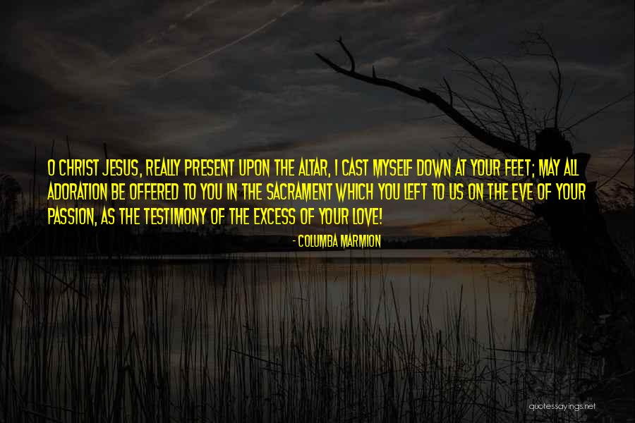Sacrament Quotes By Columba Marmion Sacrament Quotes By Columba Marmion