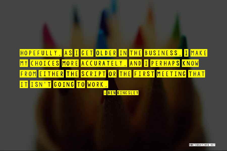 Sacred Balance Quotes By Ben Kingsley Sacred Balance Quotes By Ben Kingsley