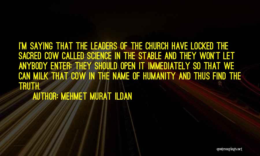 Sacred Cow Quotes By Mehmet Murat Ildan