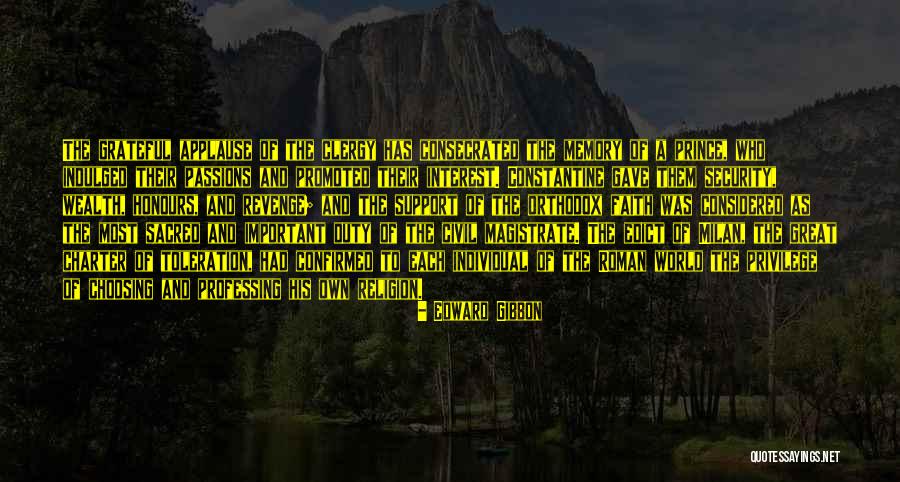 Sacred Duty Quotes By Edward Gibbon Sacred Duty Quotes By Edward Gibbon