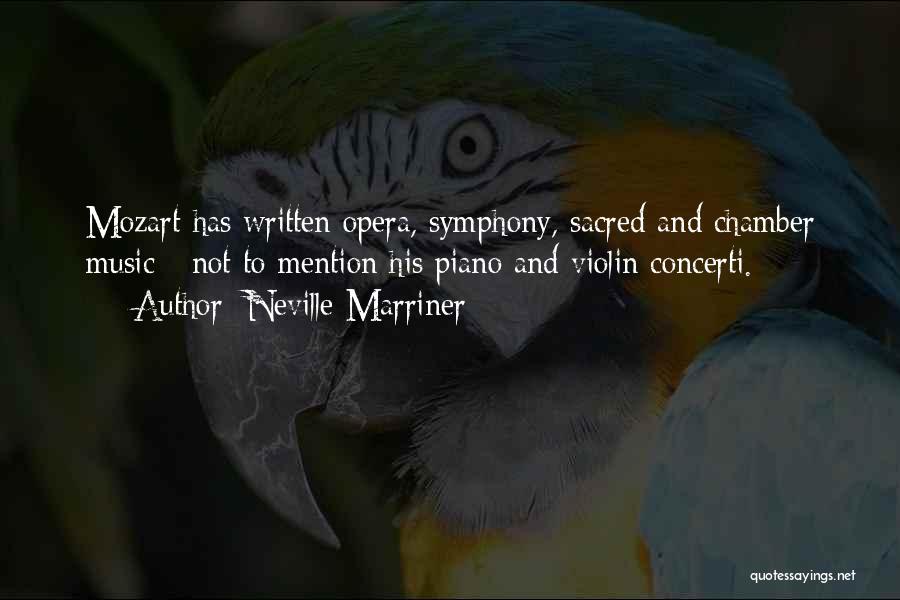 Sacred Music Quotes By Neville Marriner