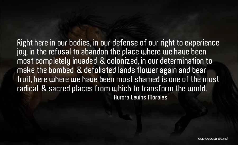 Sacred Places Quotes By Aurora Levins Morales Sacred Places Quotes By Aurora Levins Morales
